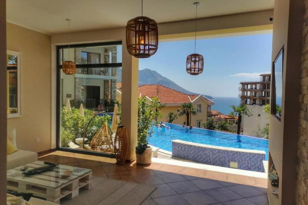 Modern Top Floor Sea View 3Br With Pools, Spa & Fitness Bečići Esterno foto
