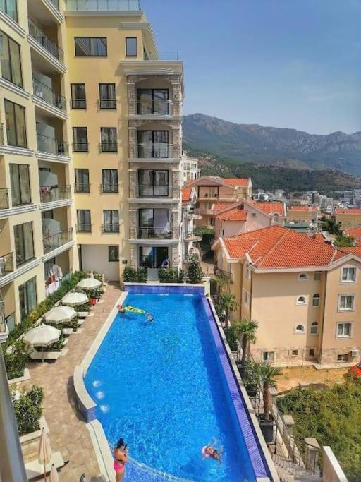Modern Top Floor Sea View 3Br With Pools, Spa & Fitness Bečići Esterno foto