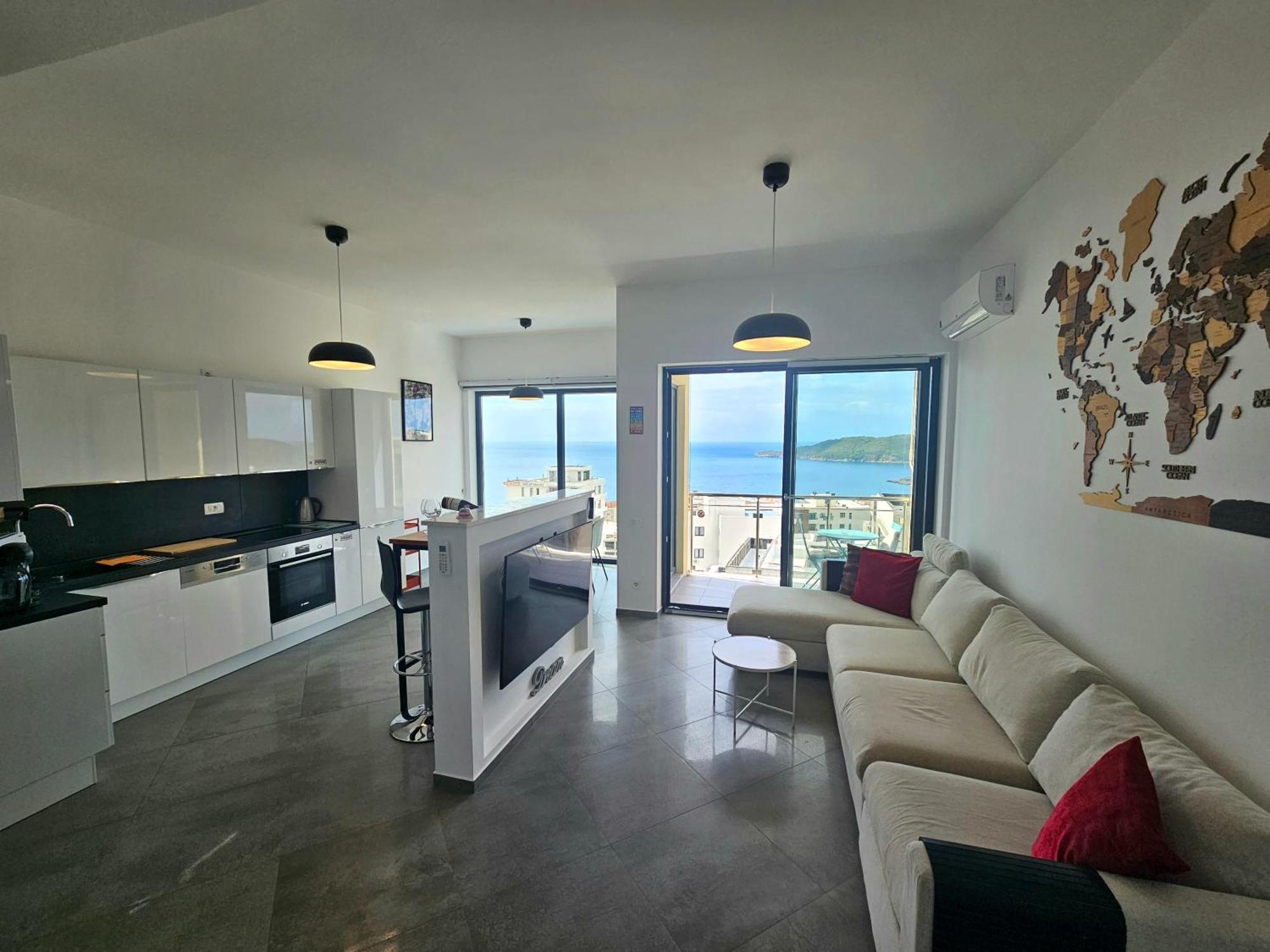 Modern Top Floor Sea View 3Br With Pools, Spa & Fitness Bečići Esterno foto