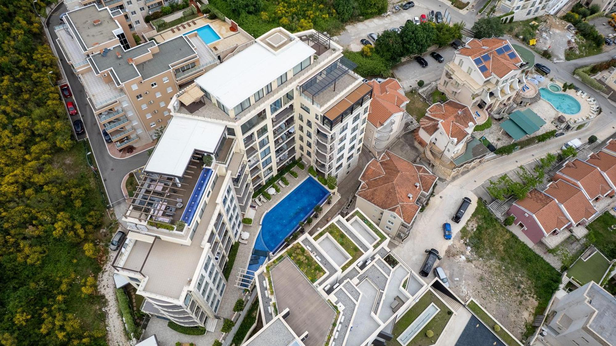 Modern Top Floor Sea View 3Br With Pools, Spa & Fitness Bečići Esterno foto
