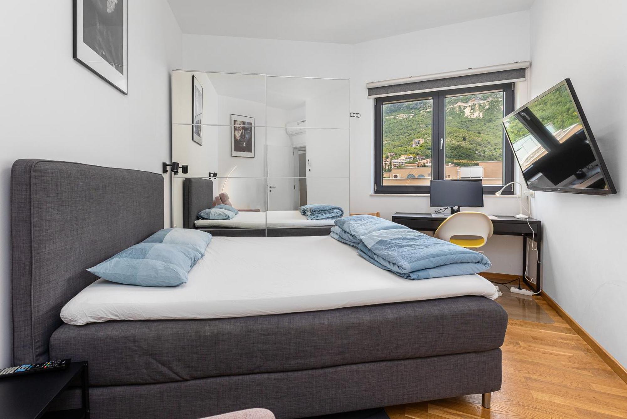 Modern Top Floor Sea View 3Br With Pools, Spa & Fitness Bečići Esterno foto
