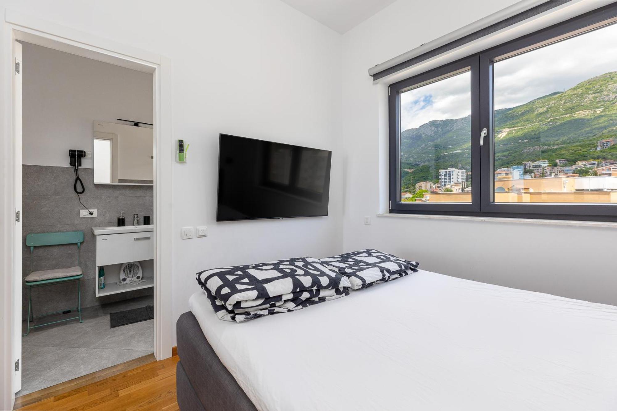 Modern Top Floor Sea View 3Br With Pools, Spa & Fitness Bečići Esterno foto