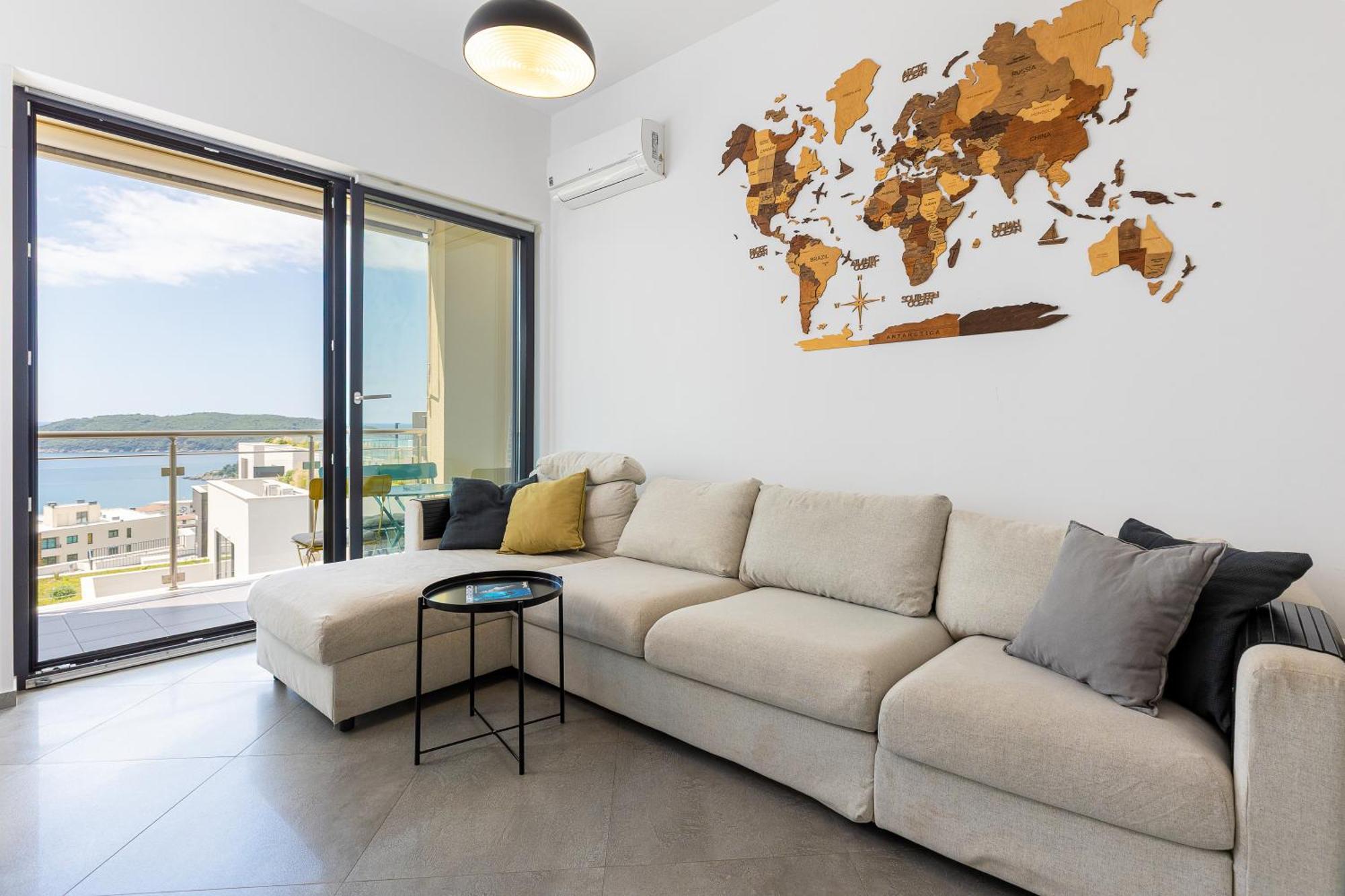 Modern Top Floor Sea View 3Br With Pools, Spa & Fitness Bečići Esterno foto