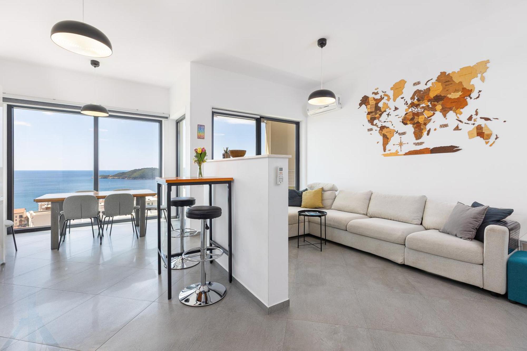 Modern Top Floor Sea View 3Br With Pools, Spa & Fitness Bečići Esterno foto