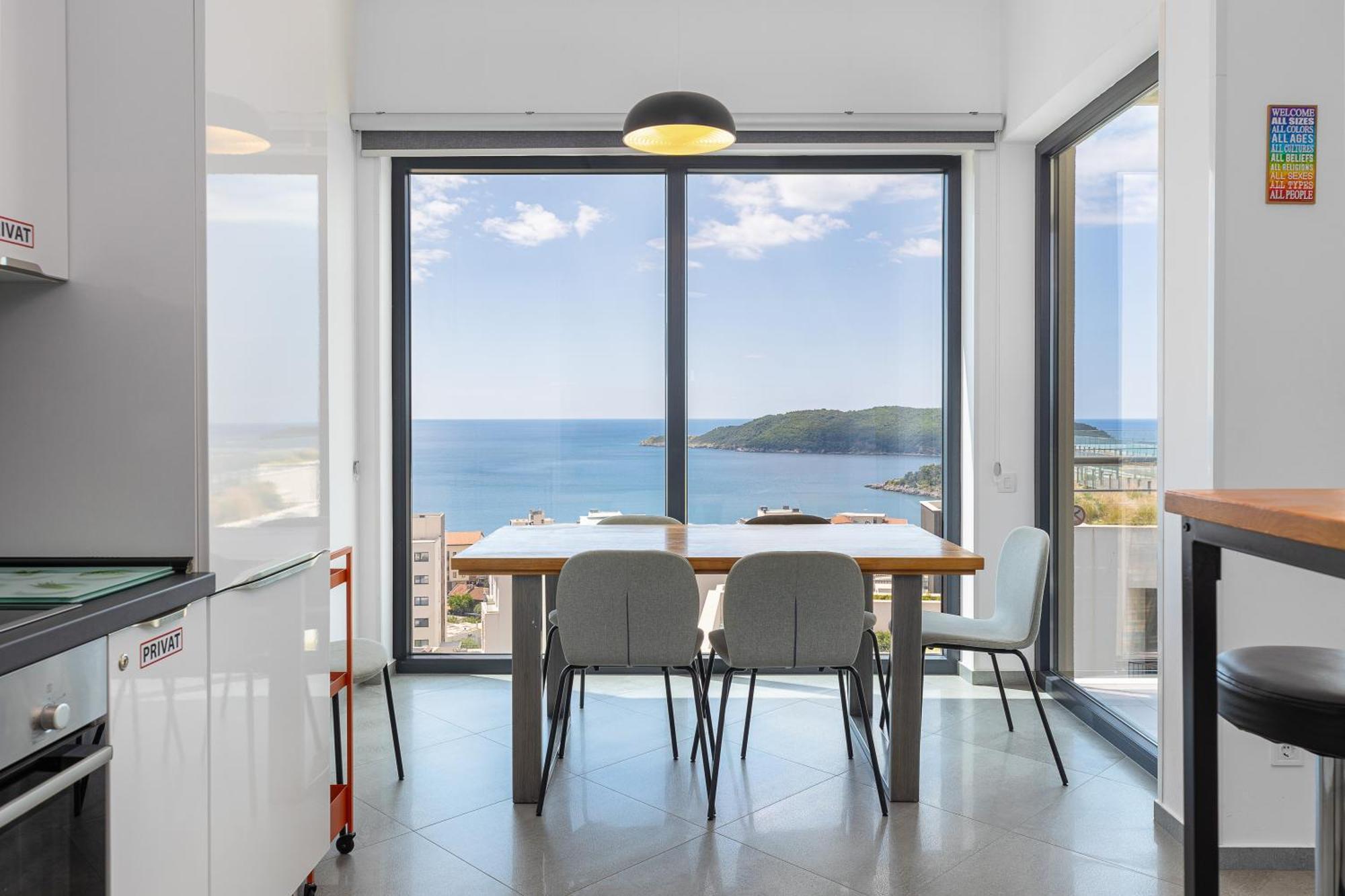 Modern Top Floor Sea View 3Br With Pools, Spa & Fitness Bečići Esterno foto